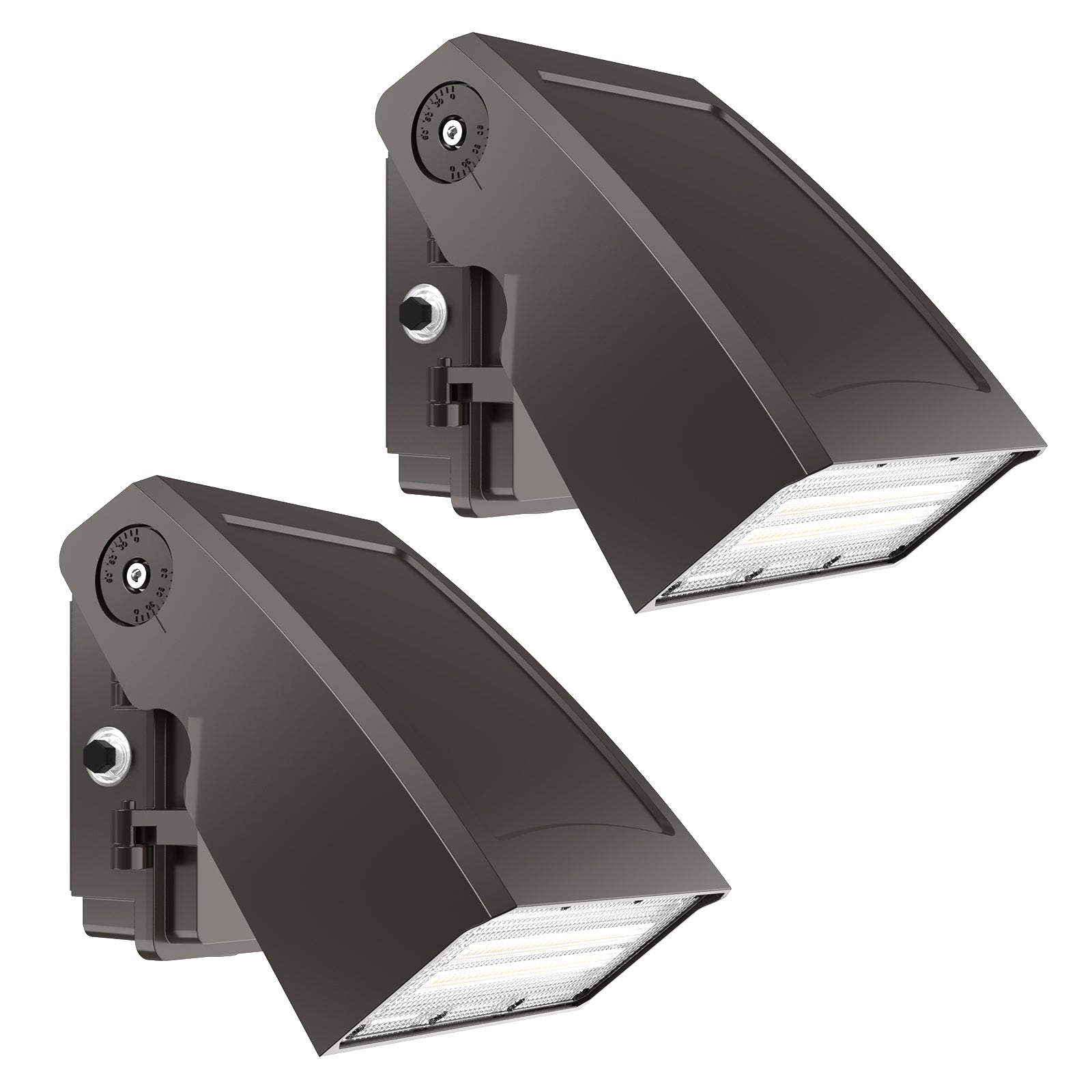 Hyperlite Wall E series adjustable wall pack lights