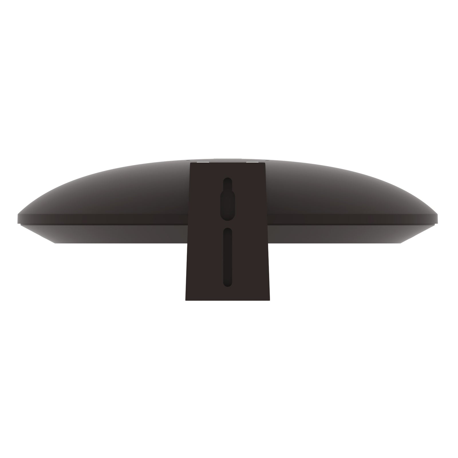 LED post top light pole mount back view