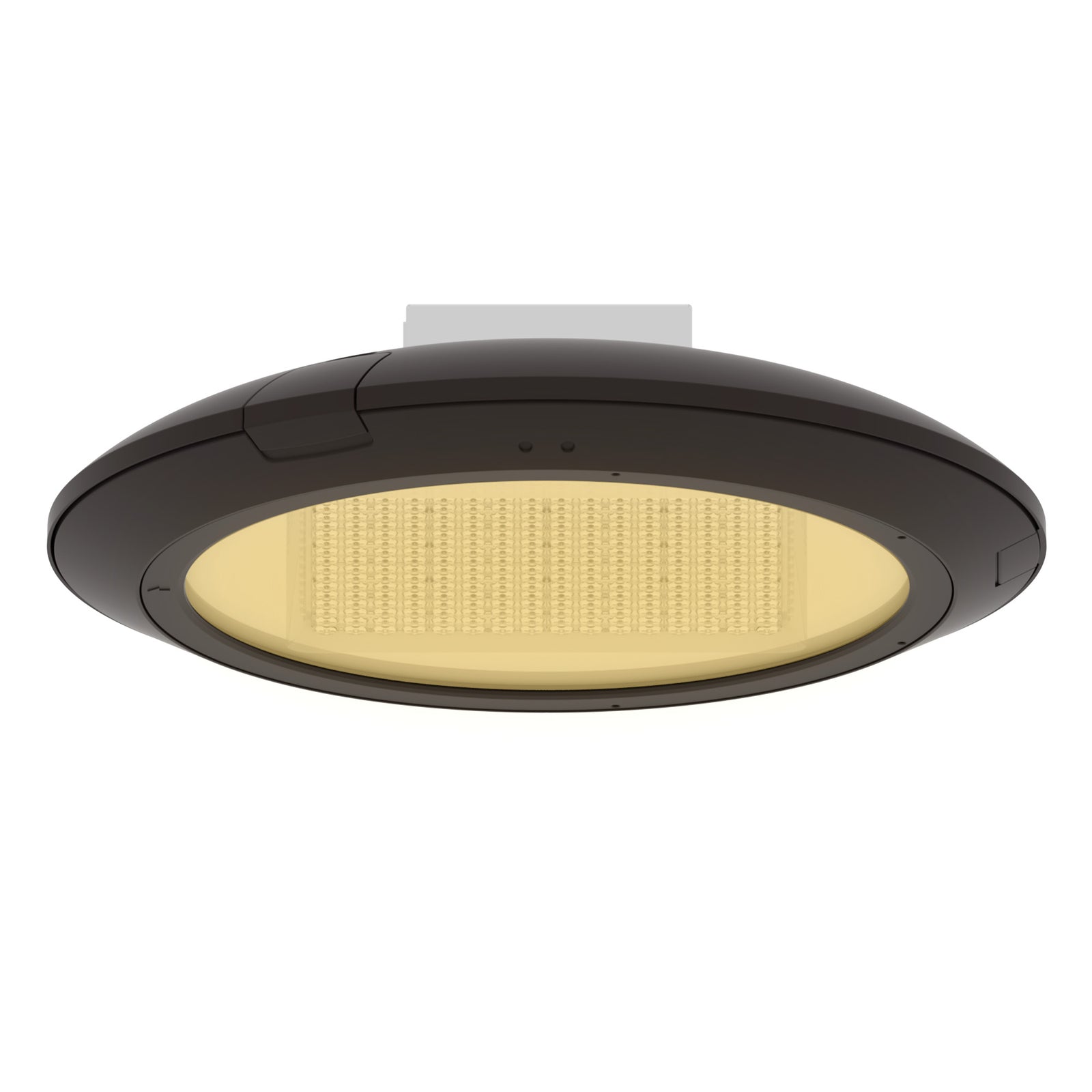 LED post top light surface mount front view