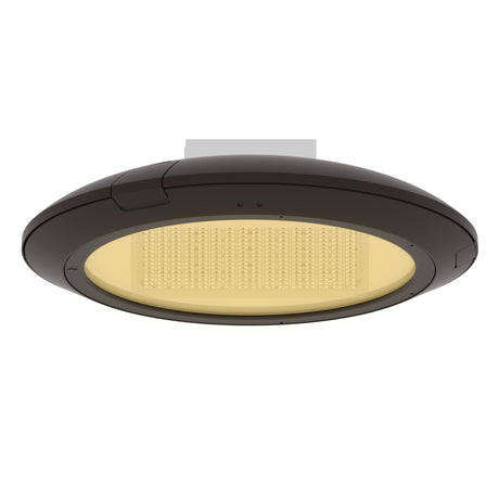 LED post top light surface mount front view