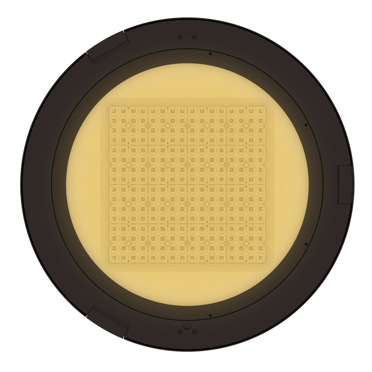 LED post top light surface mount bottom view