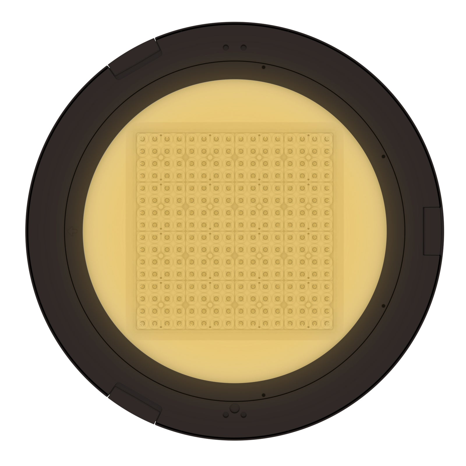 LED post top light surface mount bottom view