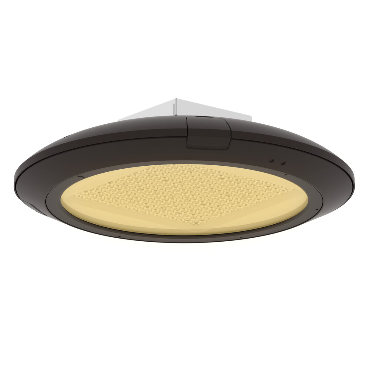 LED post top light surface mount installation