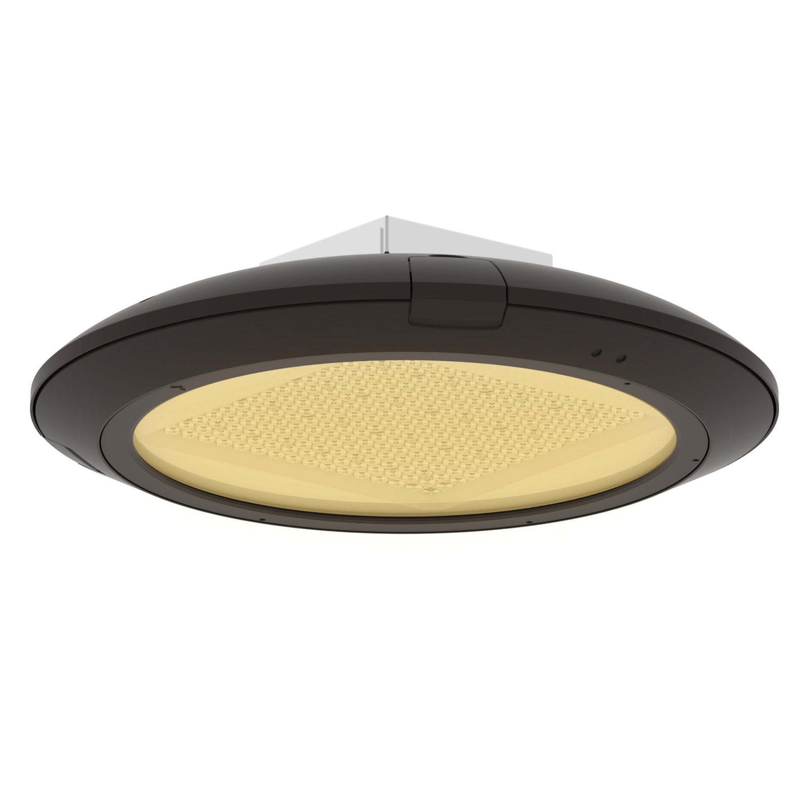 LED post top light surface mount installation