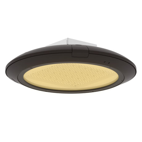 LED post top light surface mount installation