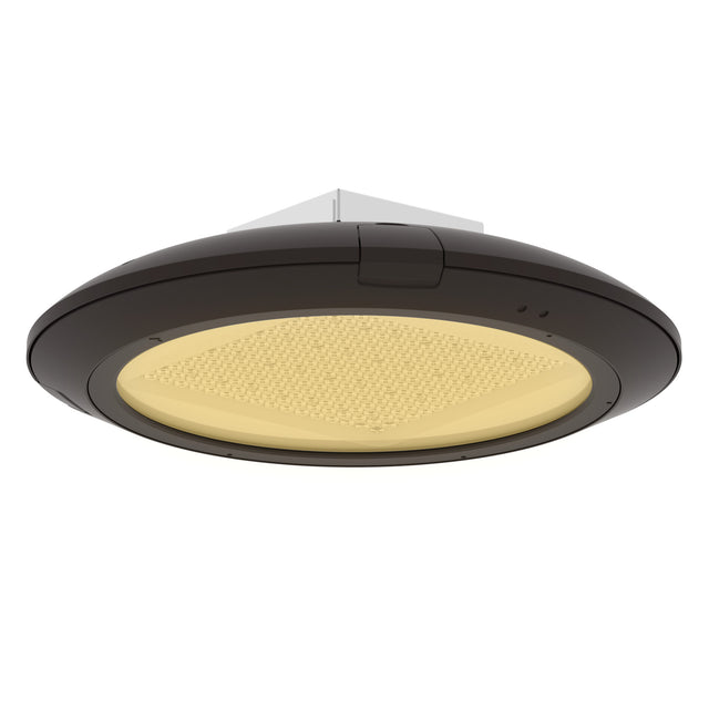 LED post top light surface mount installation