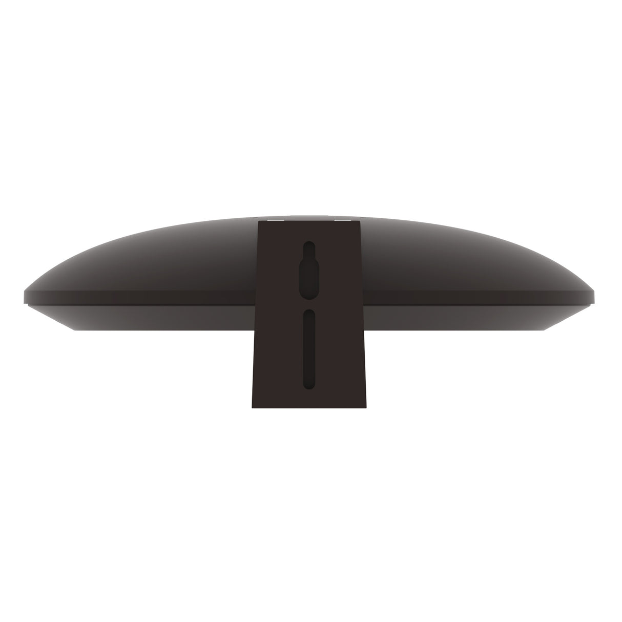 LED post top light pole mount back view