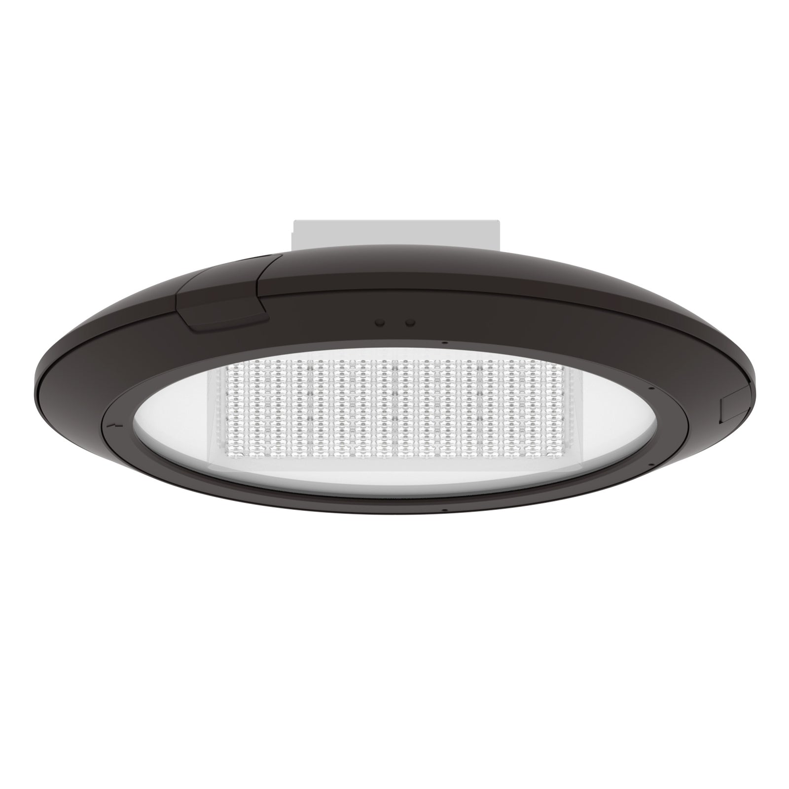 LED post top light surface mount front view
