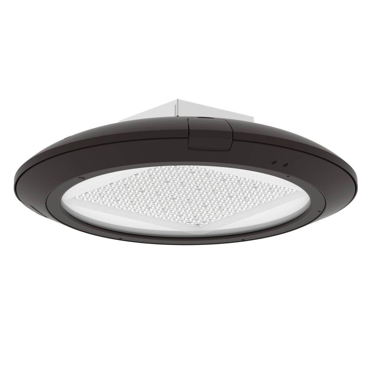 LED post top light surface mount installation