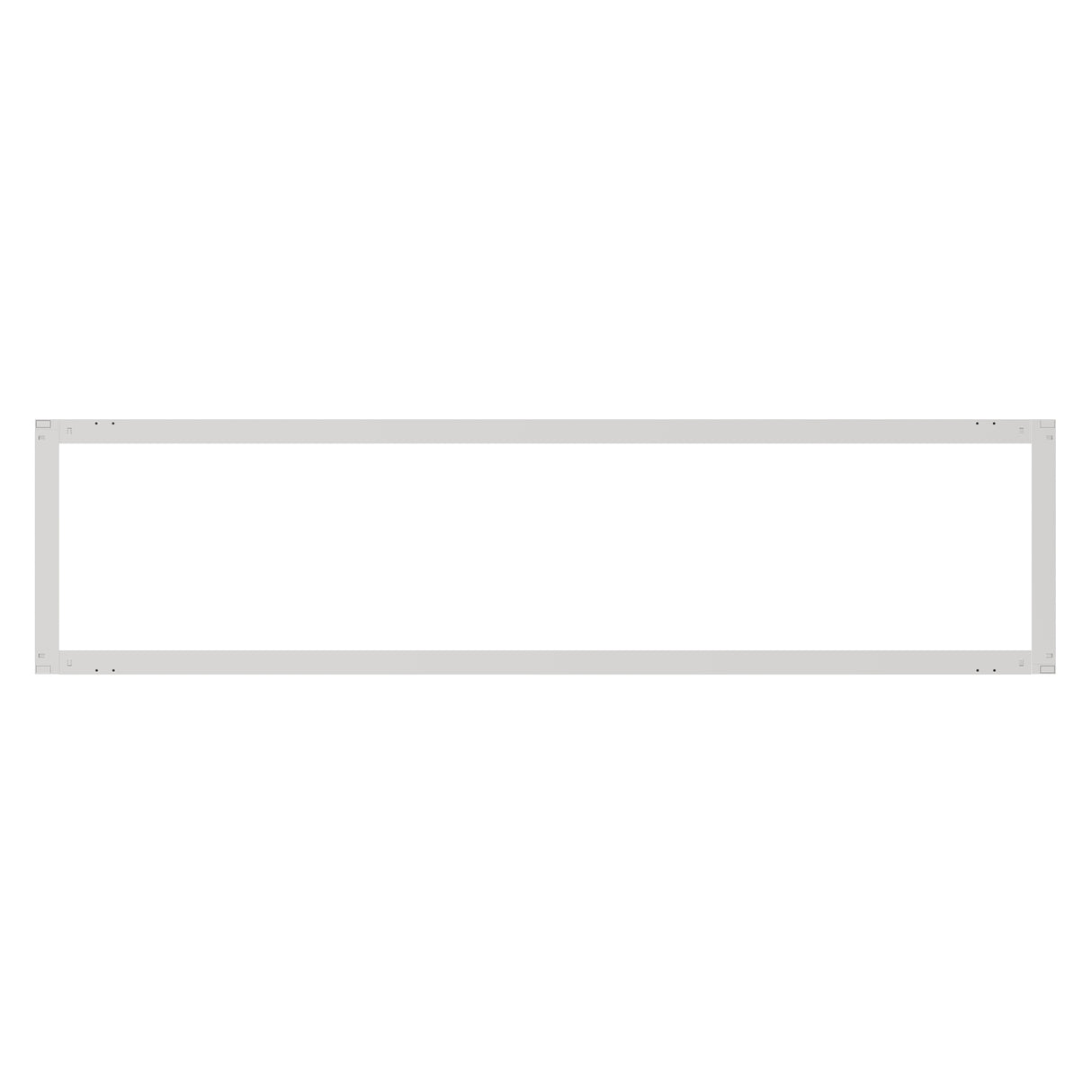 SFL02 1x4ft surround frame LED light front view with minimalist rectangular frame design