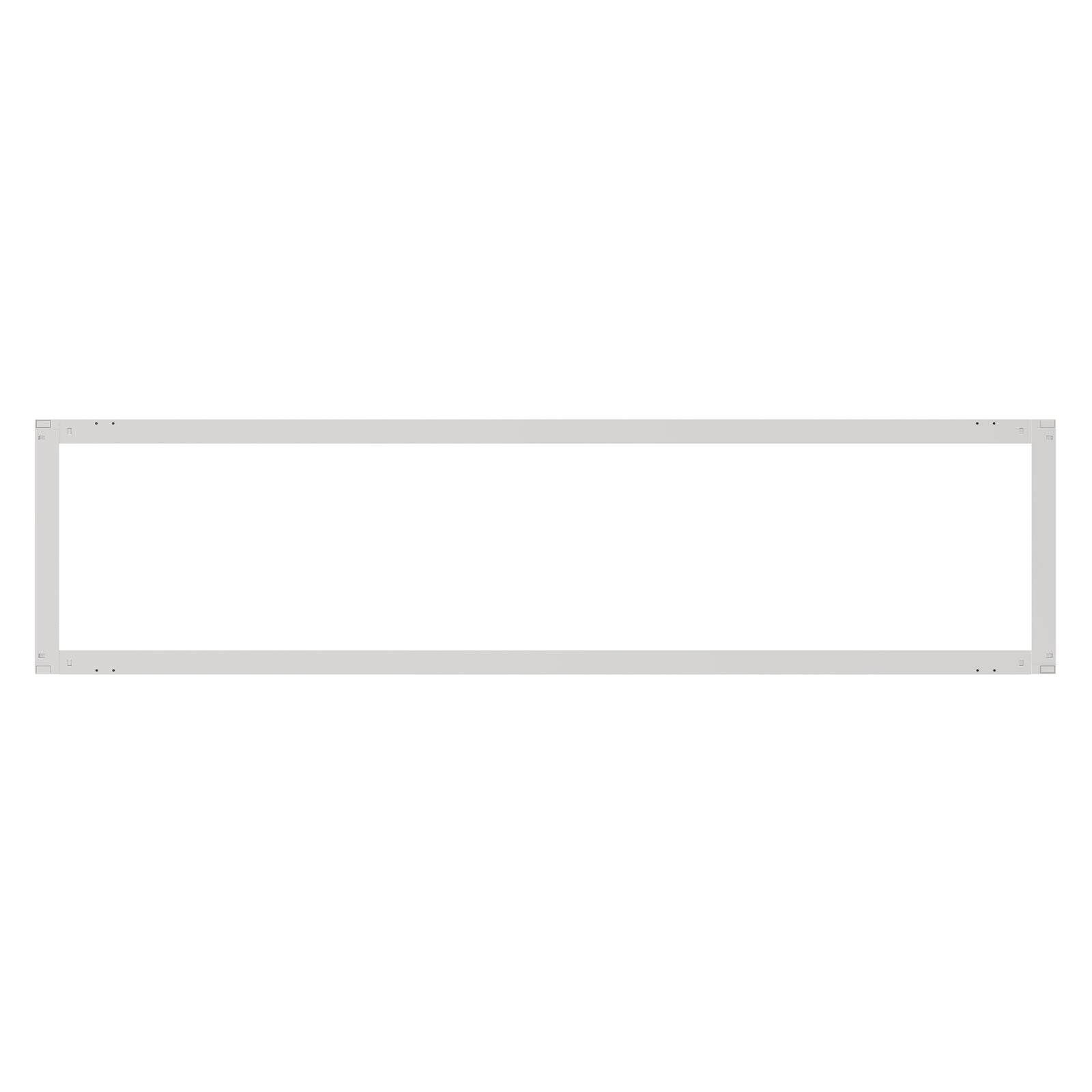 SFL02 1x4ft surround frame LED light front view with minimalist rectangular frame design