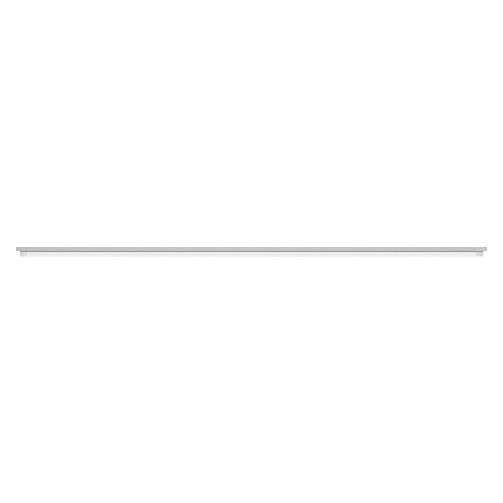 SFL02 1x4ft surround frame LED light side profile showing slim edge thickness