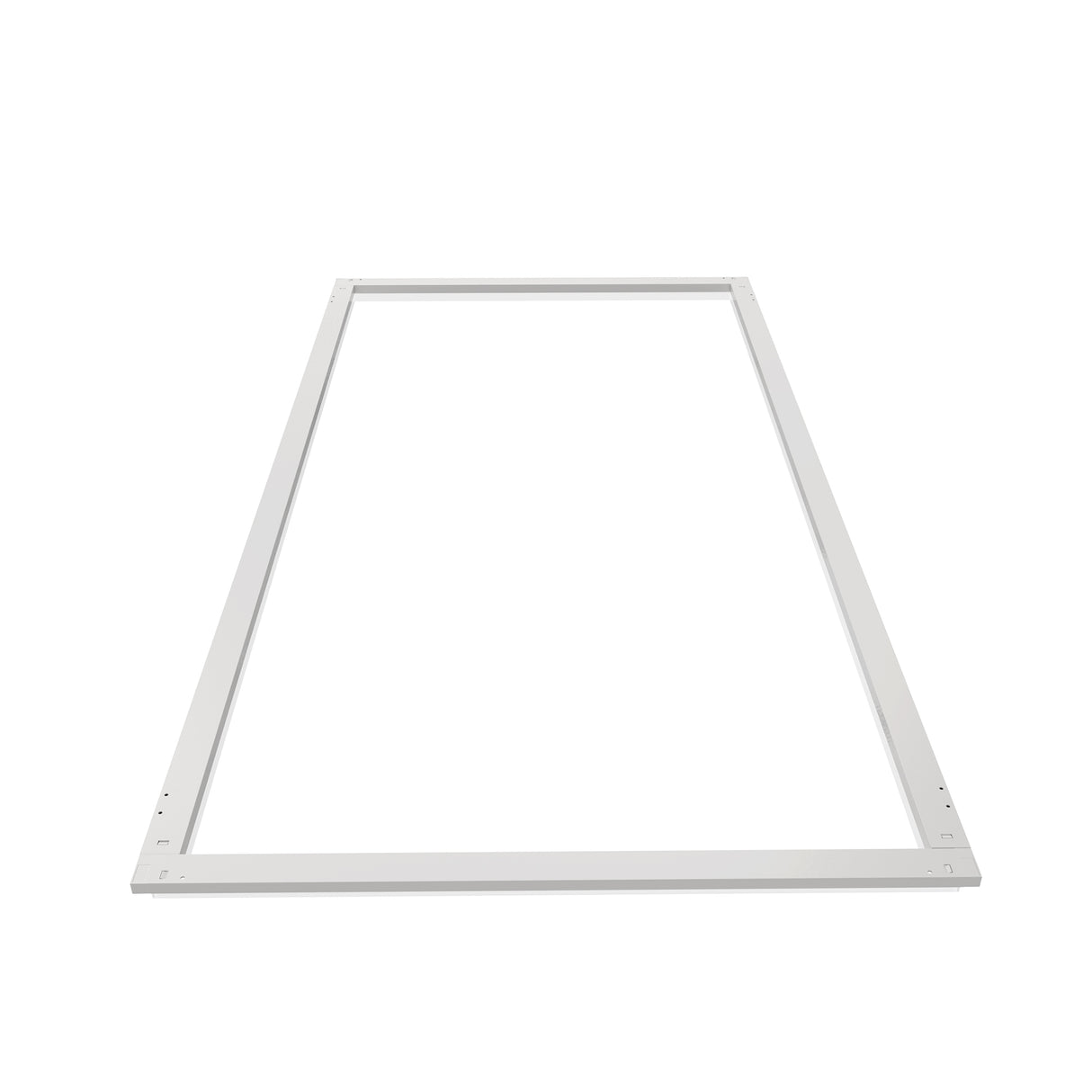 SFL02 2x4ft surround frame LED light low-angle perspective highlighting ultra-slim profile