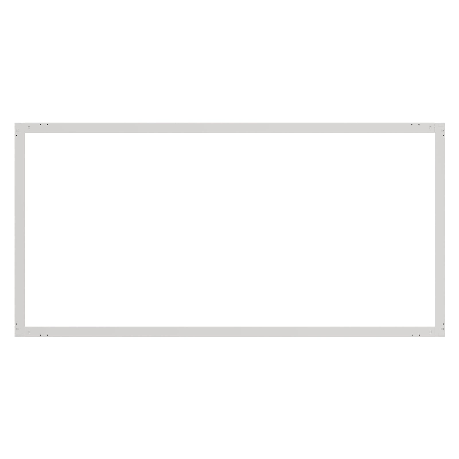 SFL02 2x4ft surround frame LED light front view with minimalist rectangular frame design