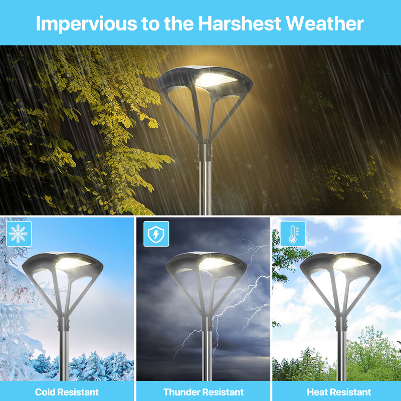 Spider LED Post Top Light - Weather Resistant