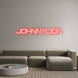 Custom Neon Light JOHNNYLION