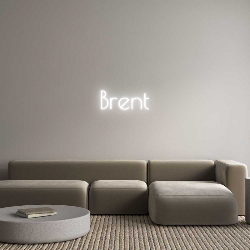 Custom neon sign Brent