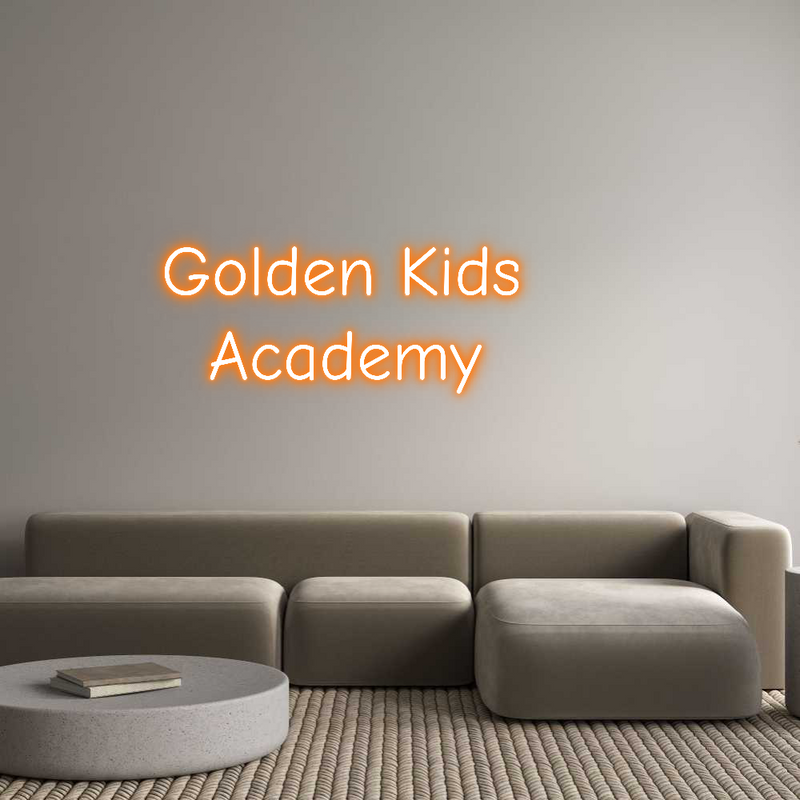 Golden Kids Academy neon sign product