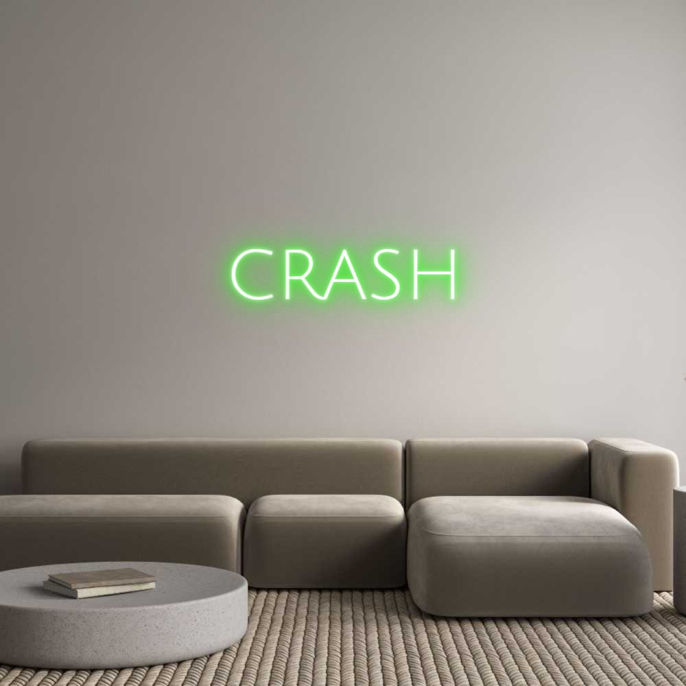 Custom Neon Light CRASH