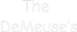 The DeMeuse's custom neon sign, Comics font, Emerald Green color, wall mounted indoor.