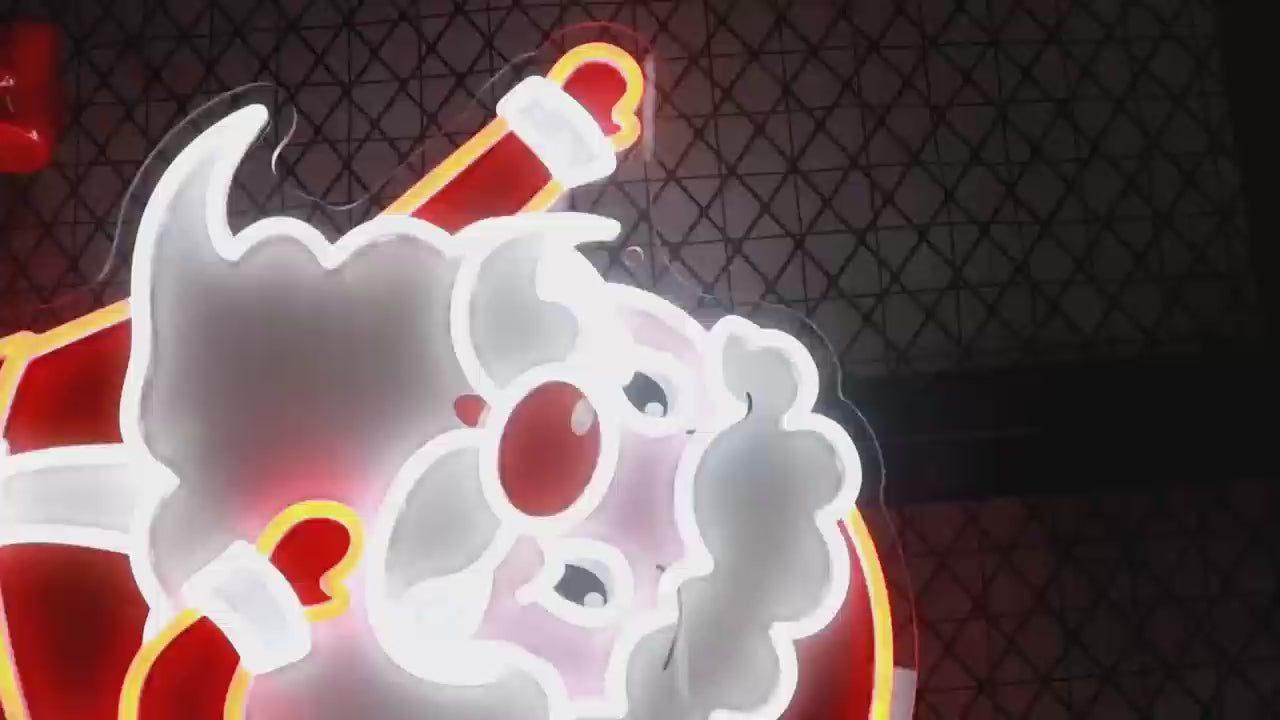 Santa Claus Neon Sign | Christmas Decor | LED – Hyperlite