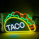 Colorful Taco Neon Light for vibrant decor.