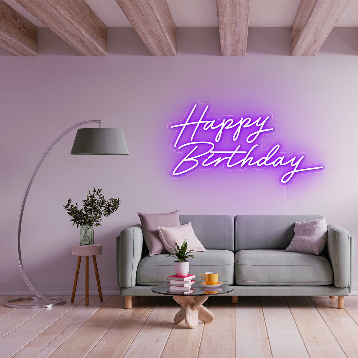 Happy Birthday LED Neon Sign