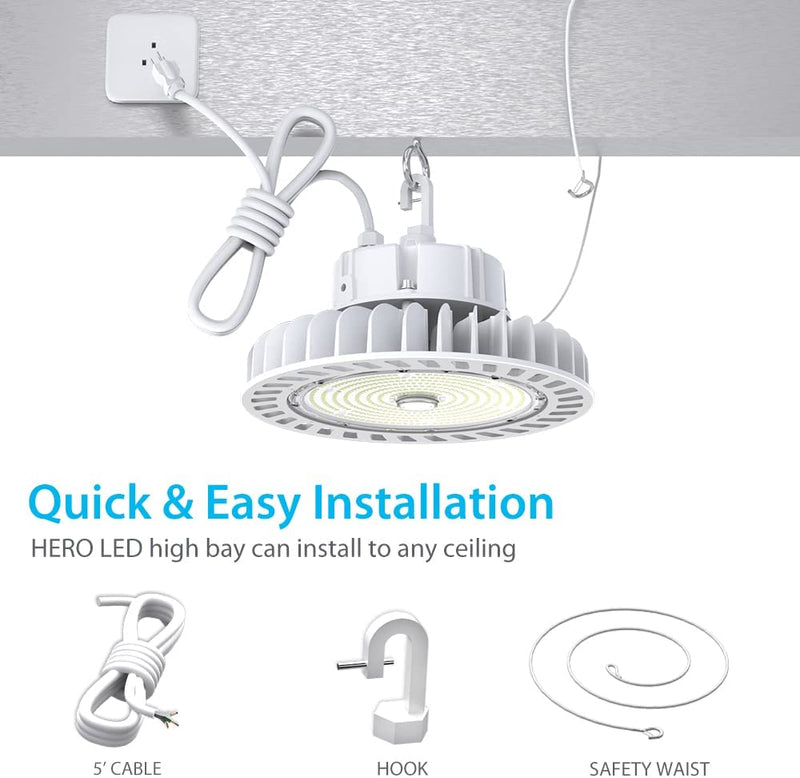 HERO LED High Bay Light - Easy Installation