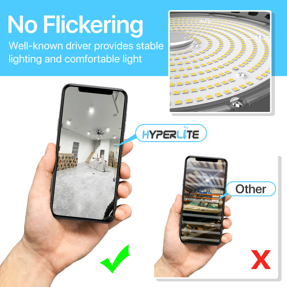 commercial led lighting no flicker